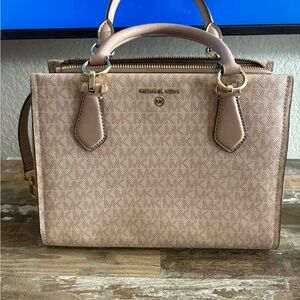 Michael Kors Blush Pink Signature Satchel